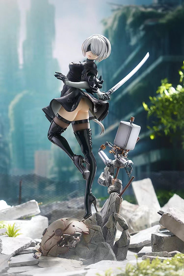 Max Factory Nier Automata 2B Action Figure - Collectible Anime Character Model for Gamers & Fans | Perfect for Display, Cosplay & Gift Giving