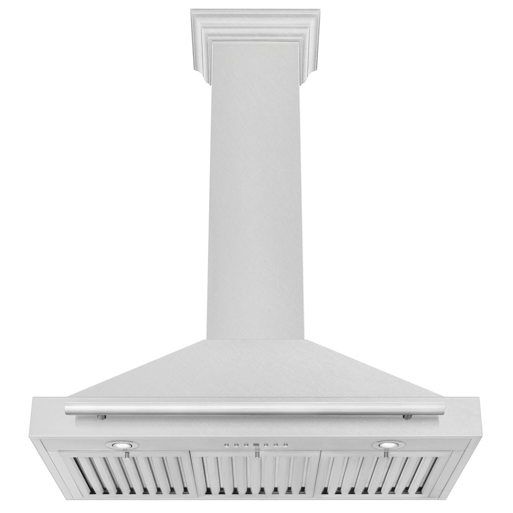 ZLINE 30 Inch Convertible Wall Mount Range Hood - Stainless Steel with Satin Finish, Easy-Clean Design for Kitchen Ventilation | Perfect for Modern Home Cooking & Remodeling Projects