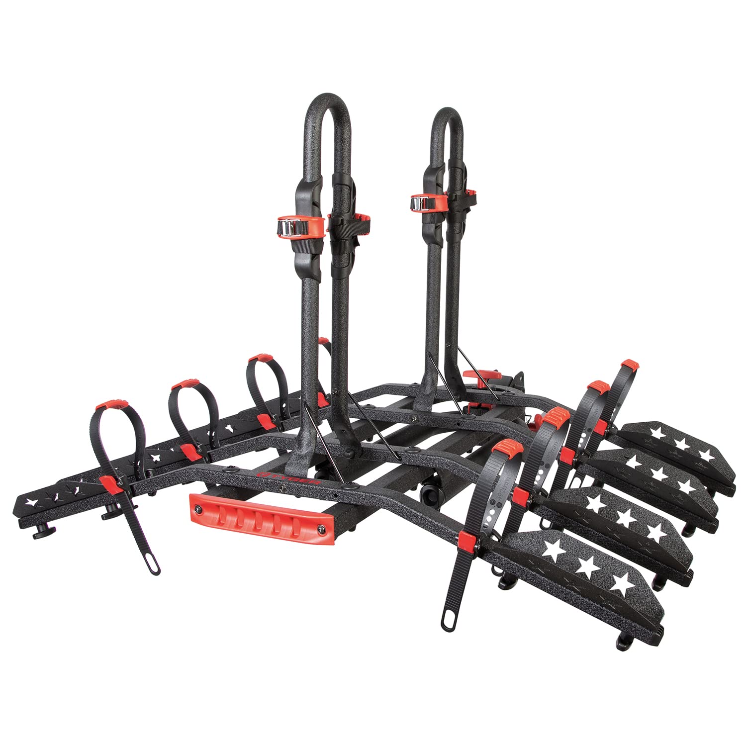 Tyger Auto TG-RK4B848B Deluxe 4-Bike Hitch Mount Rack for Cars, SUVs & Trucks | 2