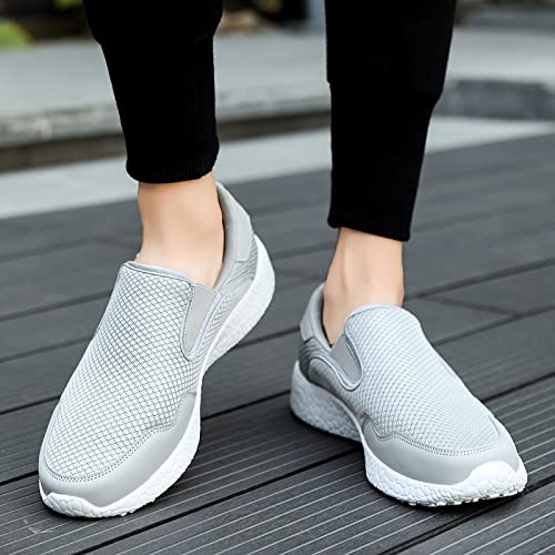**Eliogn Men's Walking Shoes - Breathable Mesh Slip-On Sneakers for Running, Casual & Outdoor | Comfortable Loafers for Walking, Sports & Fashion**    **Use Cases:** Perfect for daily walks, gym workouts, casual outings, and travel.