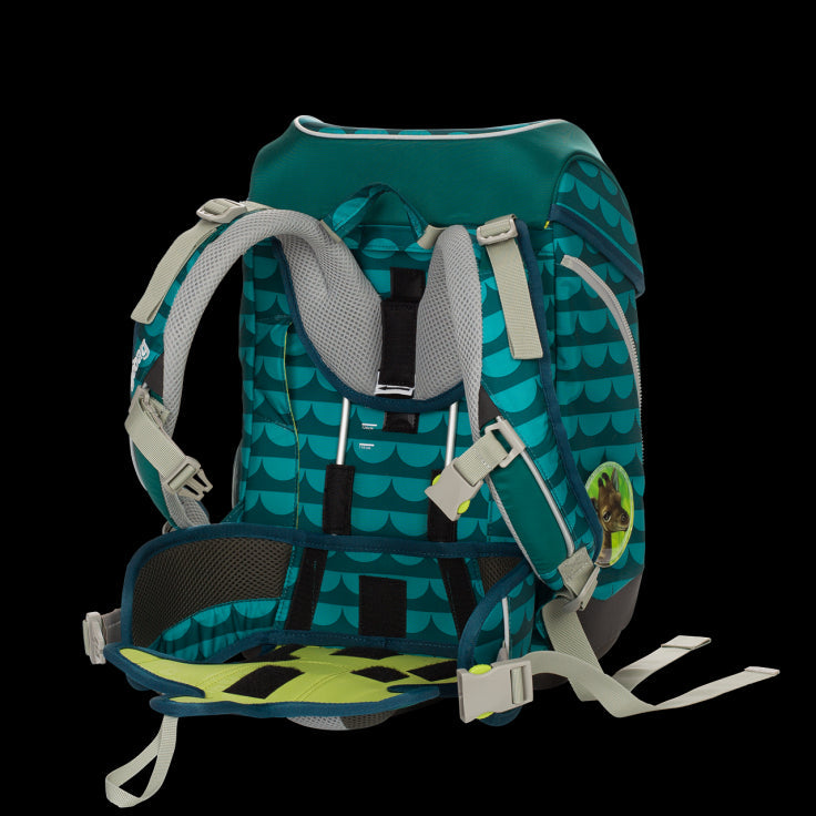 Ergobag SET Cubo 5-Piece School Backpack with Glibbbär - Perfect for Kids' School, Travel & Outdoor Adventures