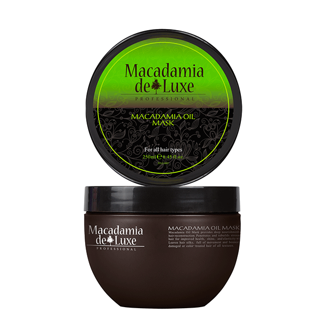 Premium Macadamia Nut Oil Hair Treatment - Deep Conditioning for Dry, Damaged Hair - At Home Salon Quality Hair Care for Smooth, Shiny Locks