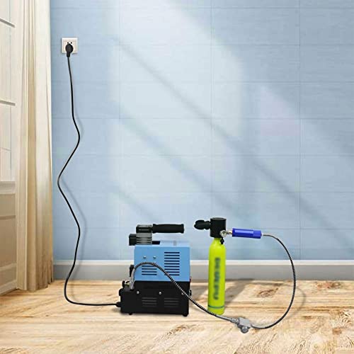Portable Electric Air Compressor Pump - High Pressure Fast Inflation for Car Tires, Bikes, Sports Balls & Diving Cylinders | Auto Tire Inflator with Digital Gauge | Perfect for Road Trips, Camping & Emergency Use
