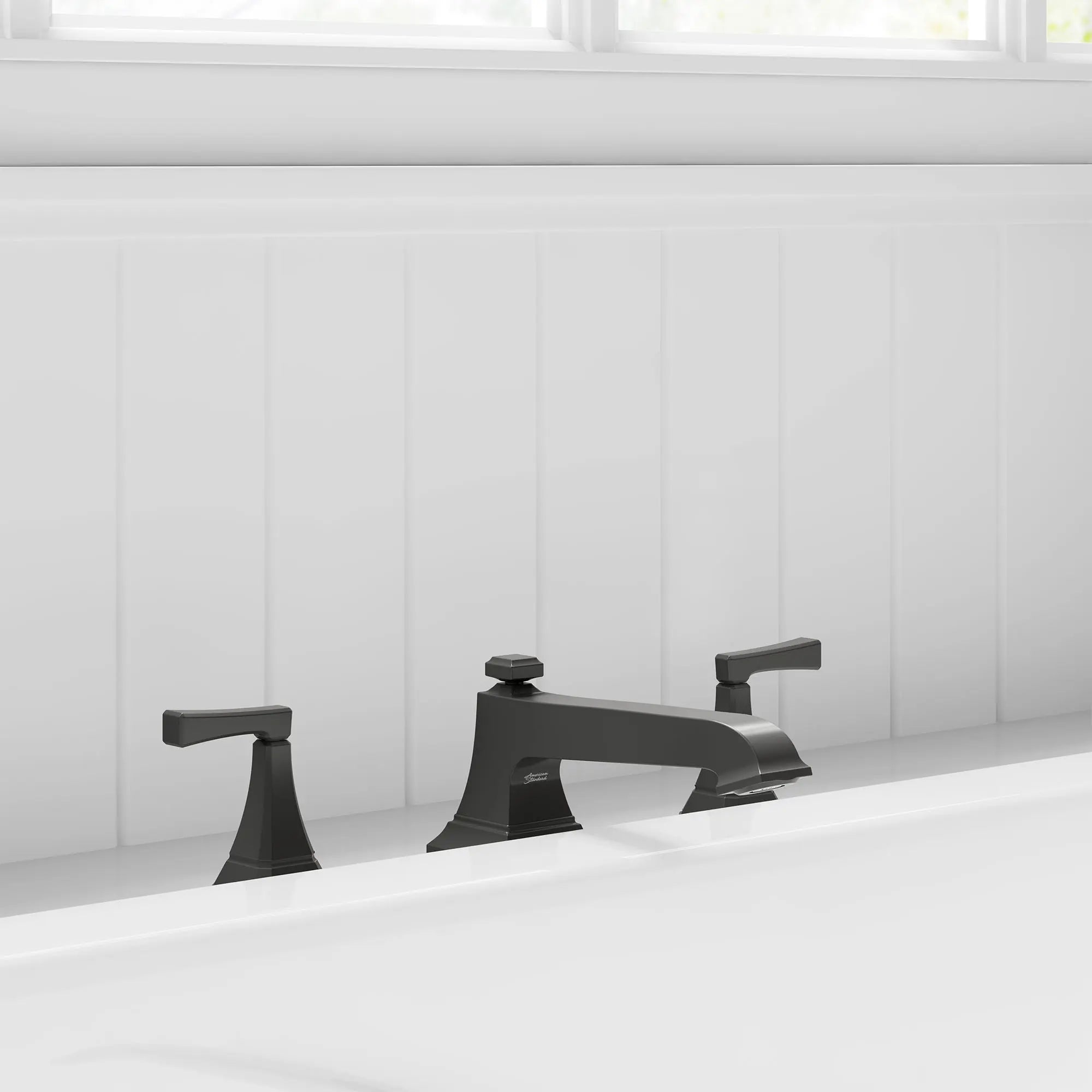 Crawford Bathtub Faucet with Lever Handles - Compatible with Flash® Rough In Valve - Durable Brass Construction for Bathroom & Shower Use