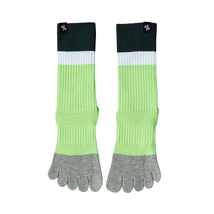 Breathable Crew Toe Socks for Men & Women - Non-Slip Comfort for Running, Yoga & Daily Wear - 6 Pack