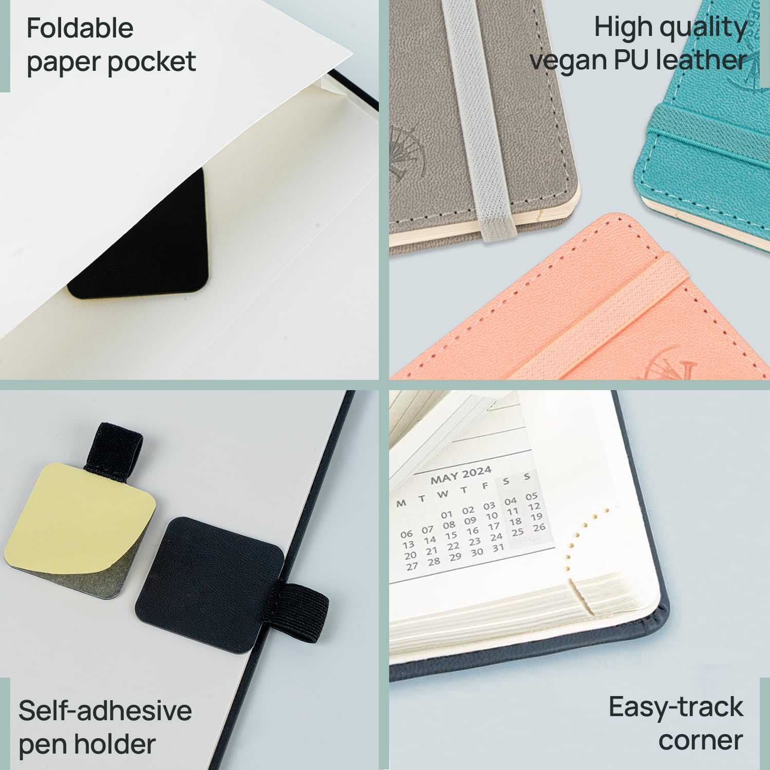 POPRUN 2024-2025 18-Month Planner (July 2024-December 2025) - Pocket-Sized 4