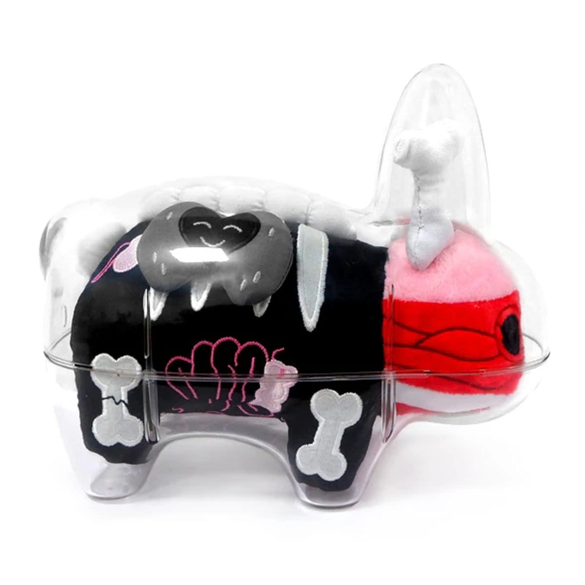 Frank Kozik x Kidrobot Visible Labbit Plush Toy with Guts - Cute Collectible Stuffed Animal for Home Decor, Gifts, and Pop Culture Fans