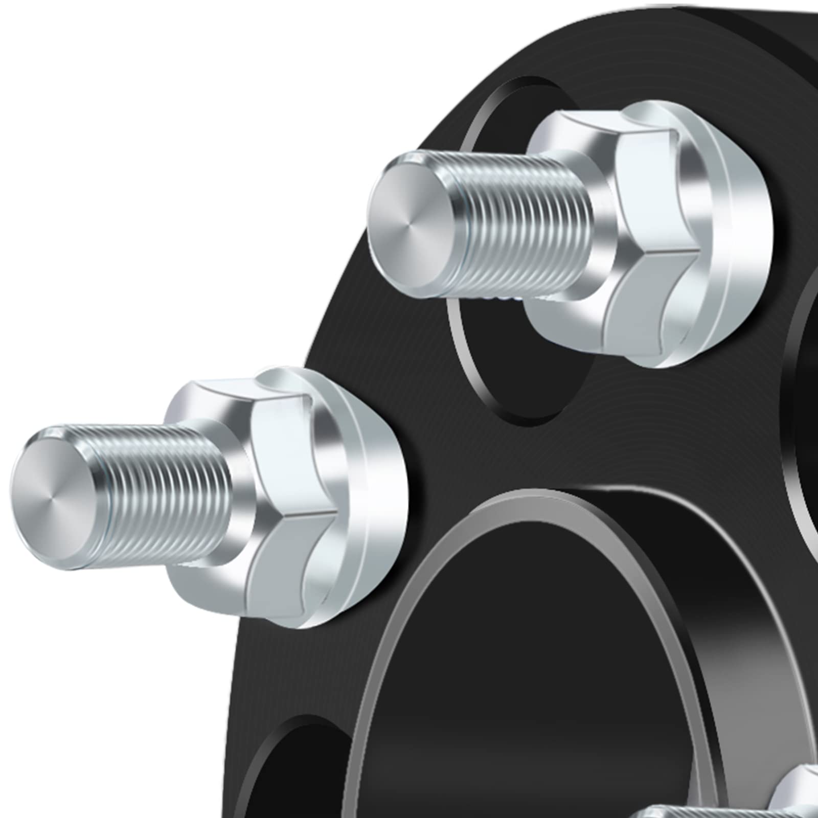 2PCS 5x4.5 Wheel Spacers 5 Lug 5x114.3 - 1 Inch Thread Size 12x1.5 - Compatible with Chrysler Sebring (1996-2010), Mitsubishi Stealth (1991-1996), Ford Fusion (2006-2012) - Perfect for Enhanced Stance, Custom Wheel Fitment & Performance Upgrades