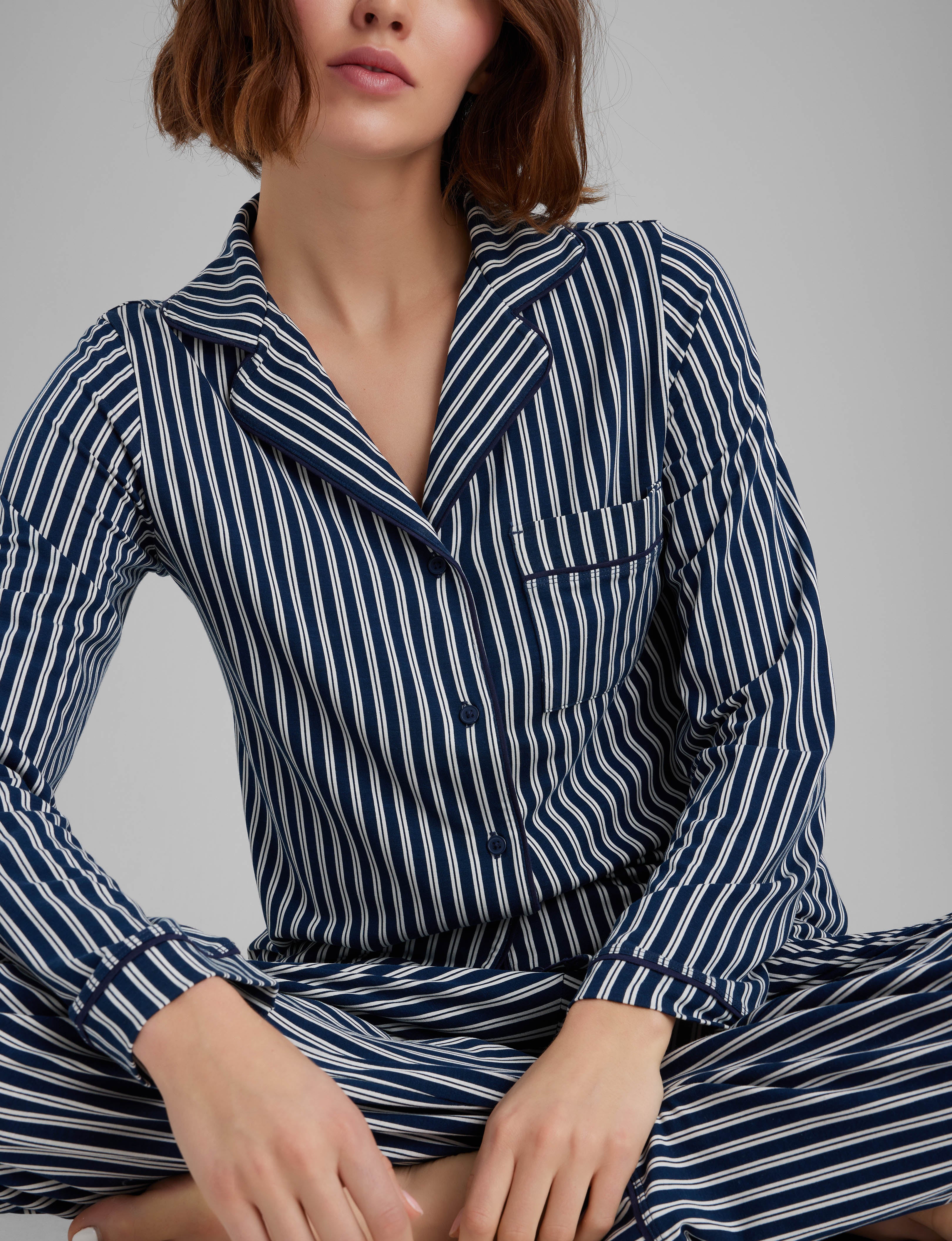 Women's Soft Long Sleeve Pajama Set - Cozy Sleepwear for Winter Nights - Perfect for Lounging, Sleeping & Relaxing at Home