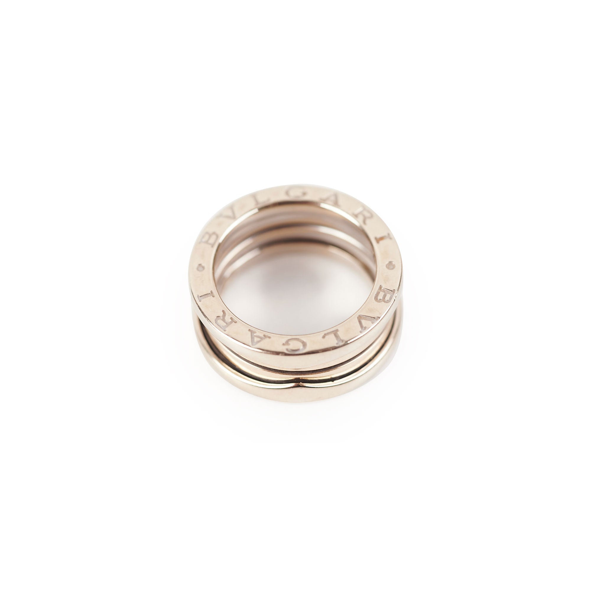 Bvlgari B.Zero1 Ring in 18K White Gold - Size 49 - Luxury Italian Jewelry for Women, Perfect for Weddings & Special Occasions