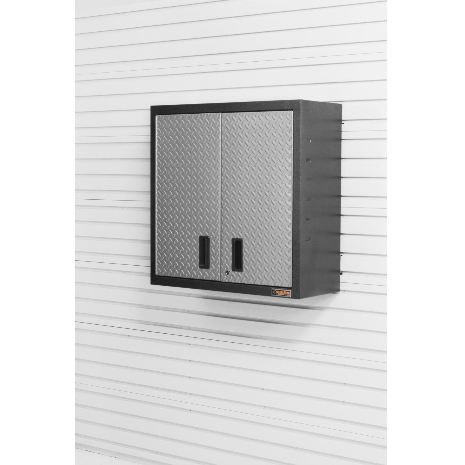 Gladiator GAWG302DRG Premier 30-Inch Wall Mounted GearBox Storage Cabinet - Heavy Duty Garage & Workshop Organization for Tools, Sports Equipment & Outdoor Gear