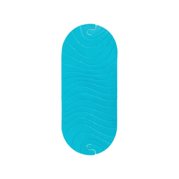 Boon Ripple Bath Mat for Baby - Non-Slip, Soft & Comfortable Bathtub Mat in Blue - Perfect for Infant & Toddler Bath Time Safety