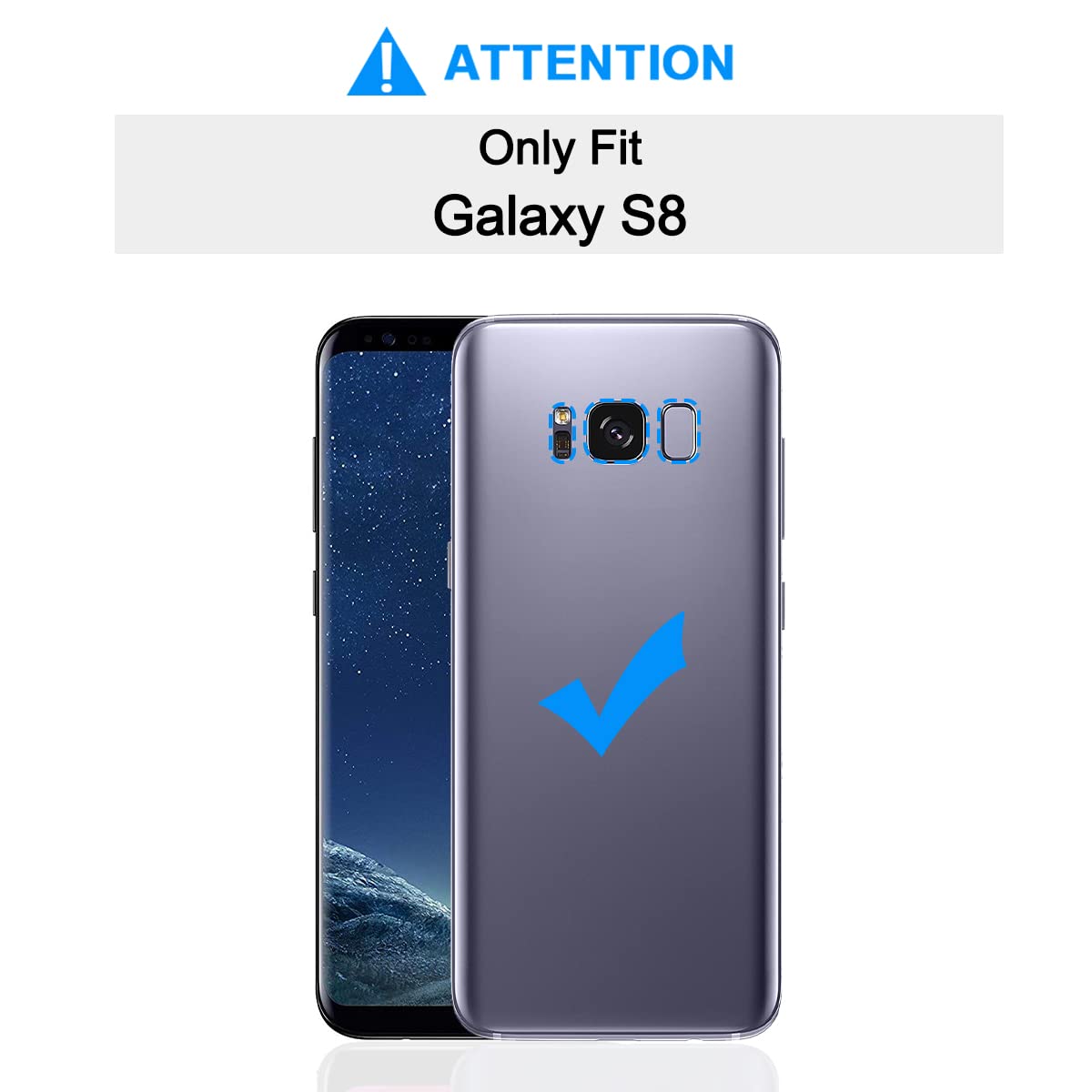 Custom Samsung Galaxy S8 Plus Phone Case - Shockproof Bumper with Reinforced Corners, Clear Photo Collage & Personalized Text Name Design | Perfect for Daily Protection, Travel & Gifts