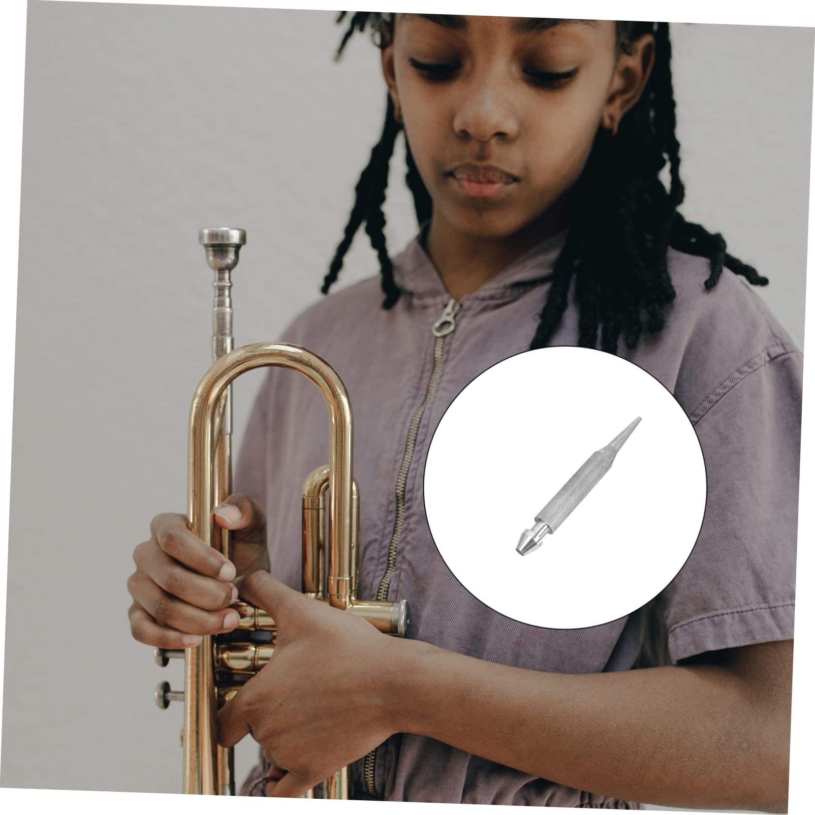 VICASKY Trumpet Tuning Tool - Durable Brass Instrument Repair Accessory for Trumpet Maintenance & Wind Instrument Adjustment | Perfect for Musicians, Band Practice & Professional Performances