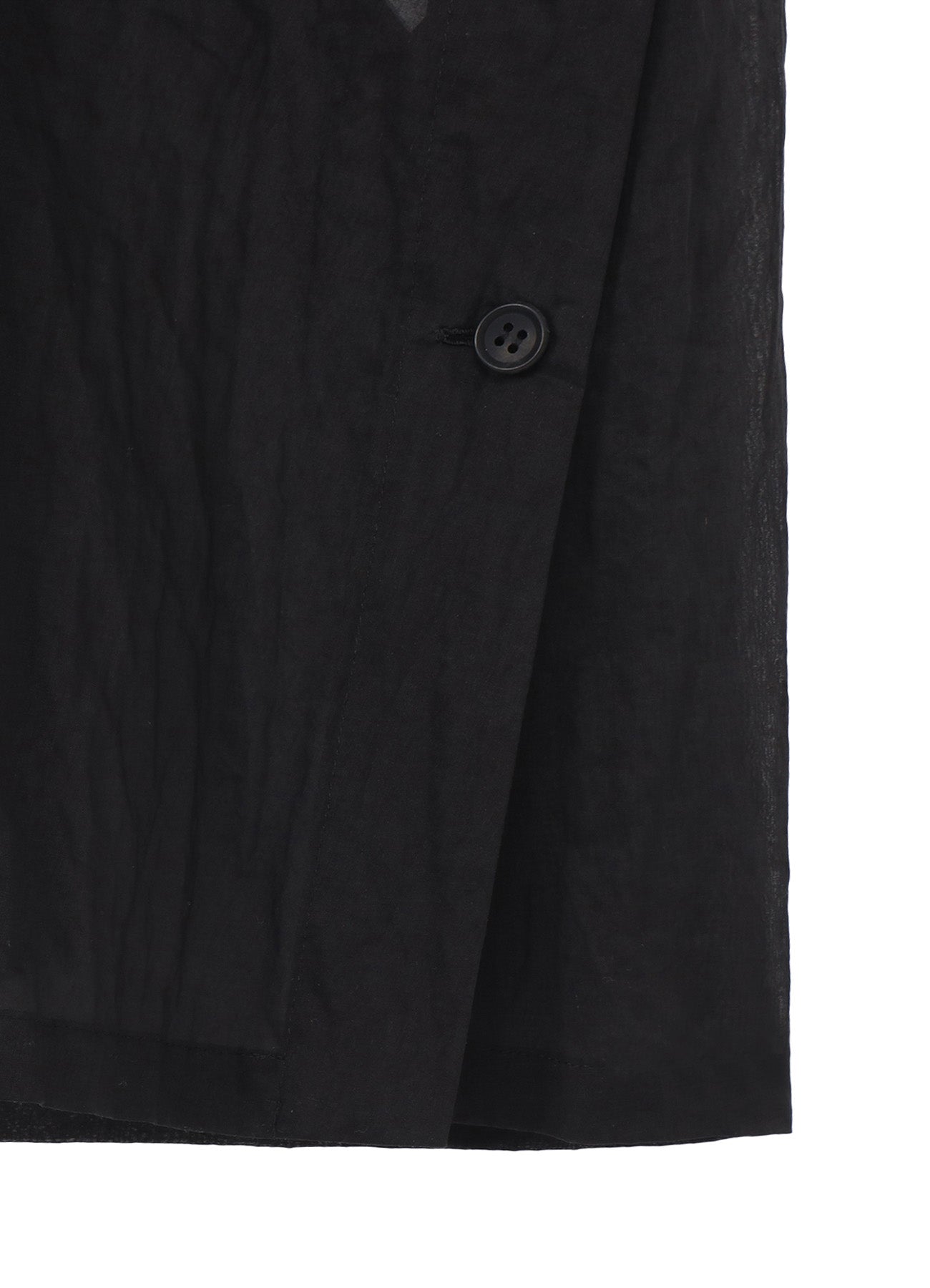 Cotton Organza Lawn Side Gather Detail Coat for Women - Elegant Spring & Summer Lightweight Jacket - Perfect for Weddings, Parties & Office Wear