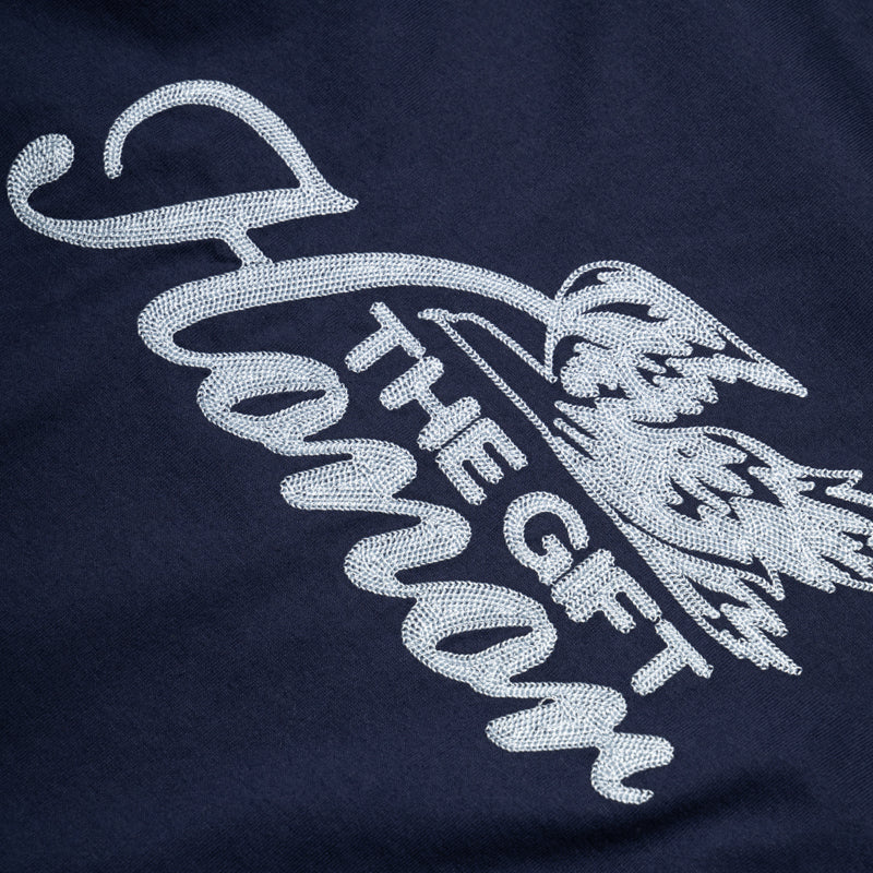 Honor The Gift Auto Club Box Tee - Premium Cotton Navy Blue T-Shirt for Men | Casual Streetwear & Urban Fashion | Perfect for Daily Wear, Gym, and Outings