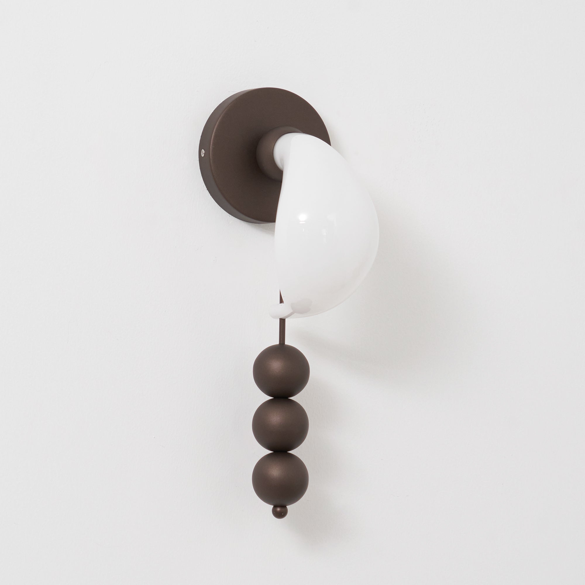Luna Orbit Wall Lamp - Modern LED Wall Light Fixture for Bedroom, Living Room & Hallway - Energy Efficient Dimmable Sconce Lighting for Home Decor