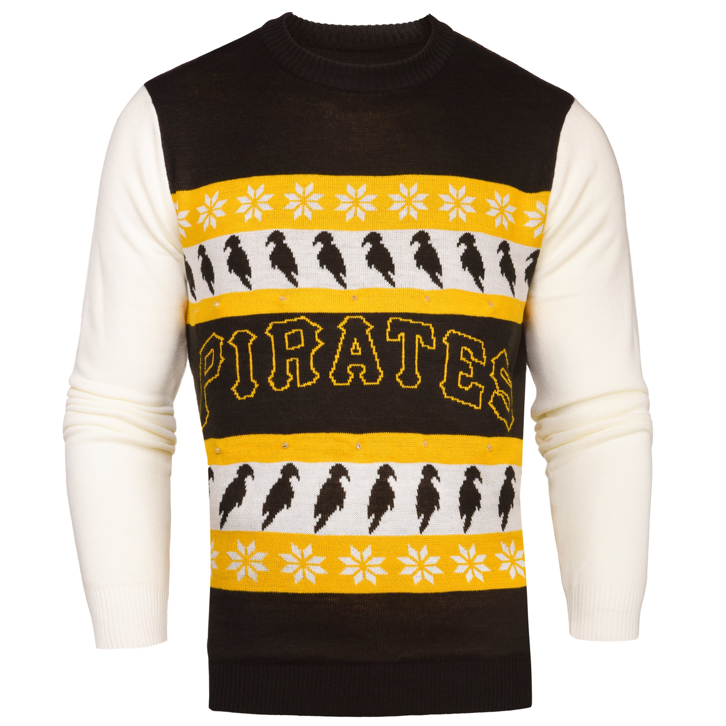 FOCO MLB Light Up Ugly Sweater - Officially Licensed Baseball Fan Apparel for Christmas Parties & Game Day Events
