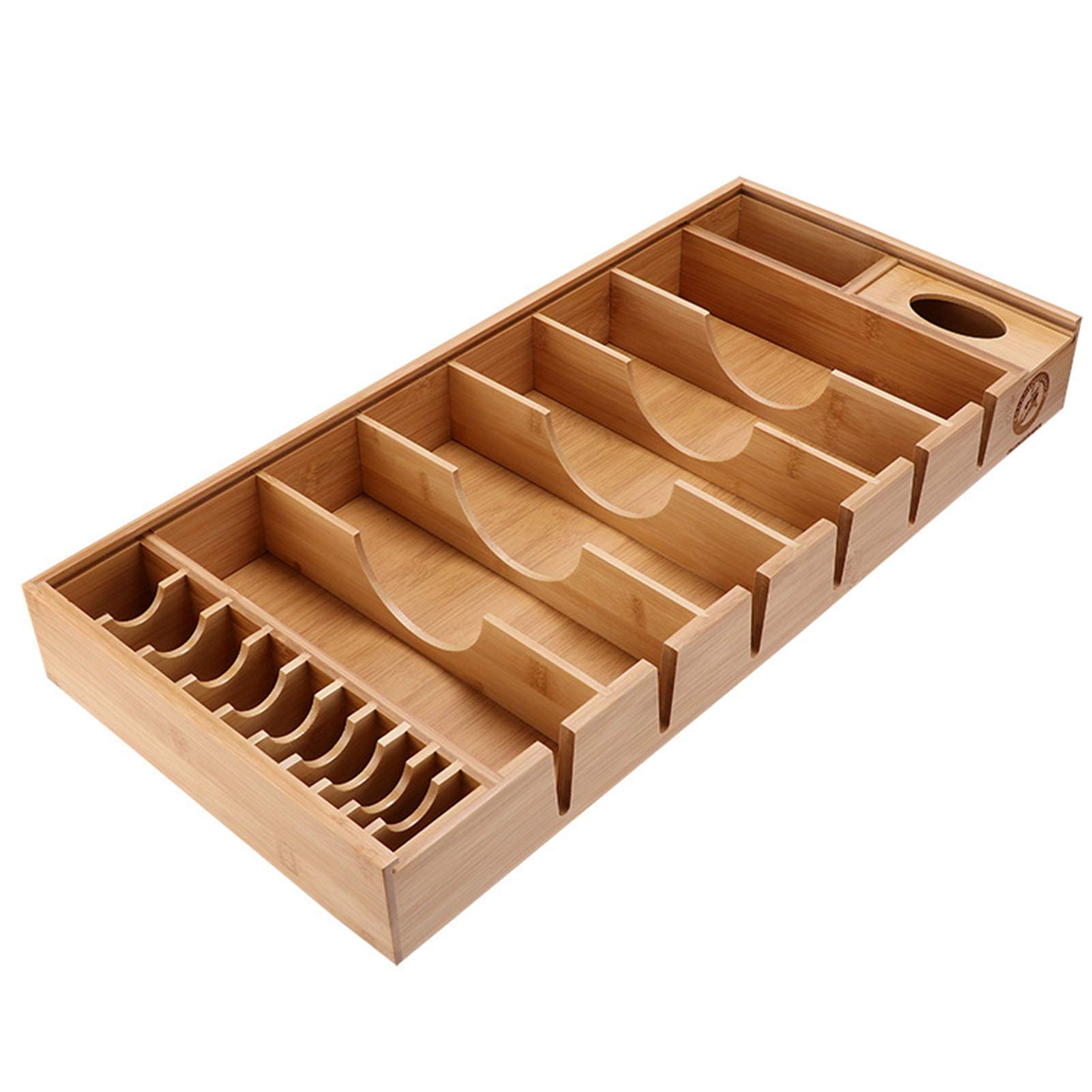 Wooden Barber Clipper Tray - Anti-Slip Salon Organizer with 7 Slots for Hair Clippers, Razors & Styling Tools | Perfect for Barbers, Hairdressers & Home Grooming