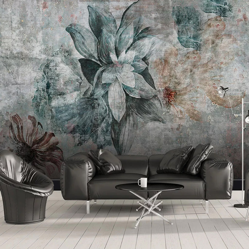 Vintage Leaf Wallpaper Murals - Premium Botanical Design for Living Room & Bedroom Decor