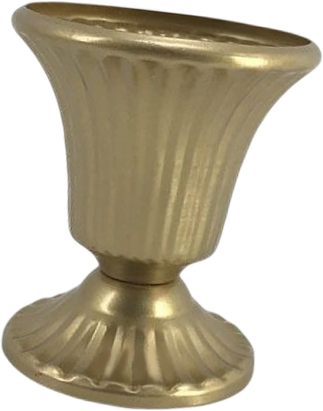 Bddalpke European Style Wrought Iron Flower Vase - Elegant Gold Plant Pot for Office Desk, Home Decor & Wedding Centerpiece | Perfect for Floral Arrangements, Succulents & Interior Design