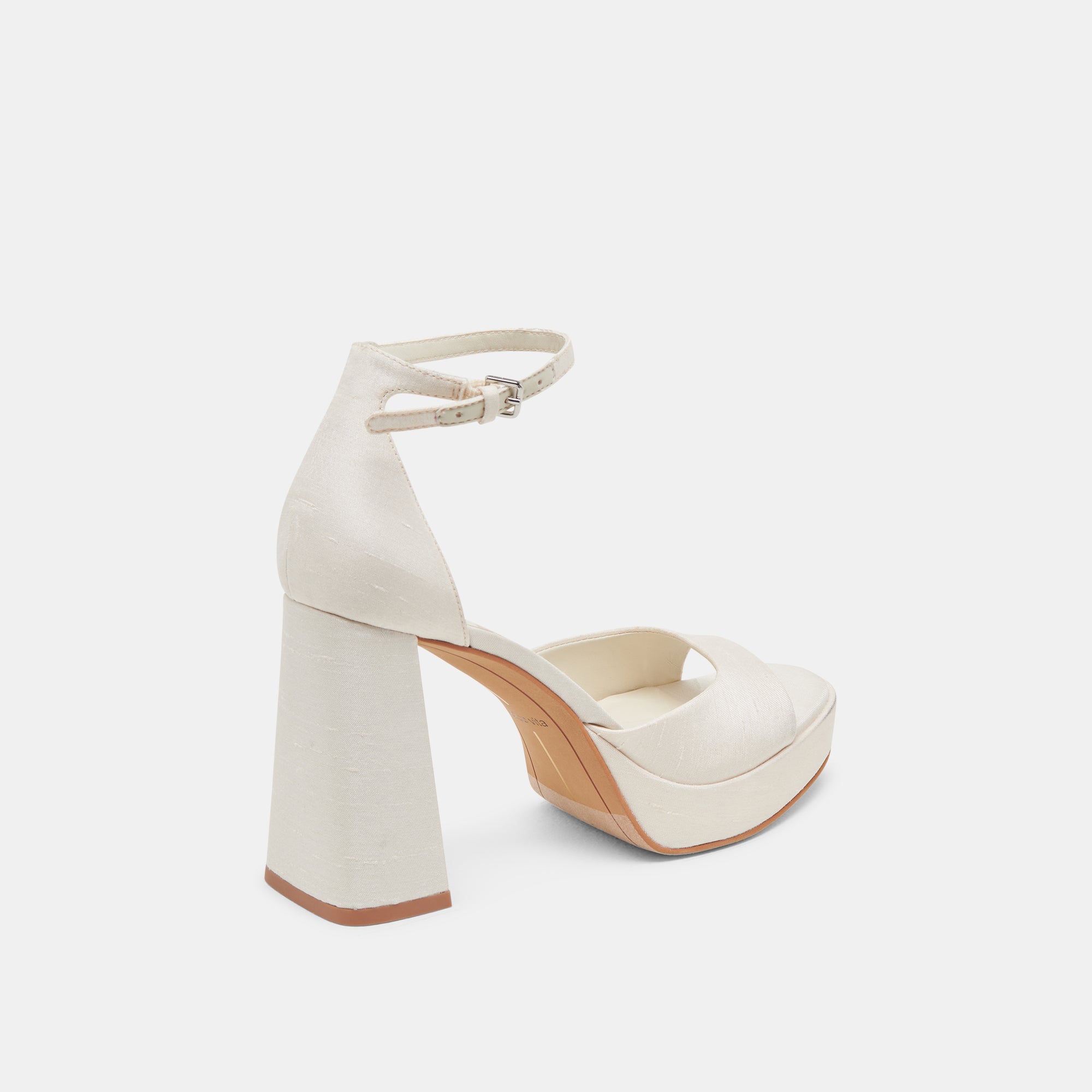 PANDRO Women's White Satin High Heels - Elegant Pointed Toe Pumps for Weddings, Parties & Special Occasions