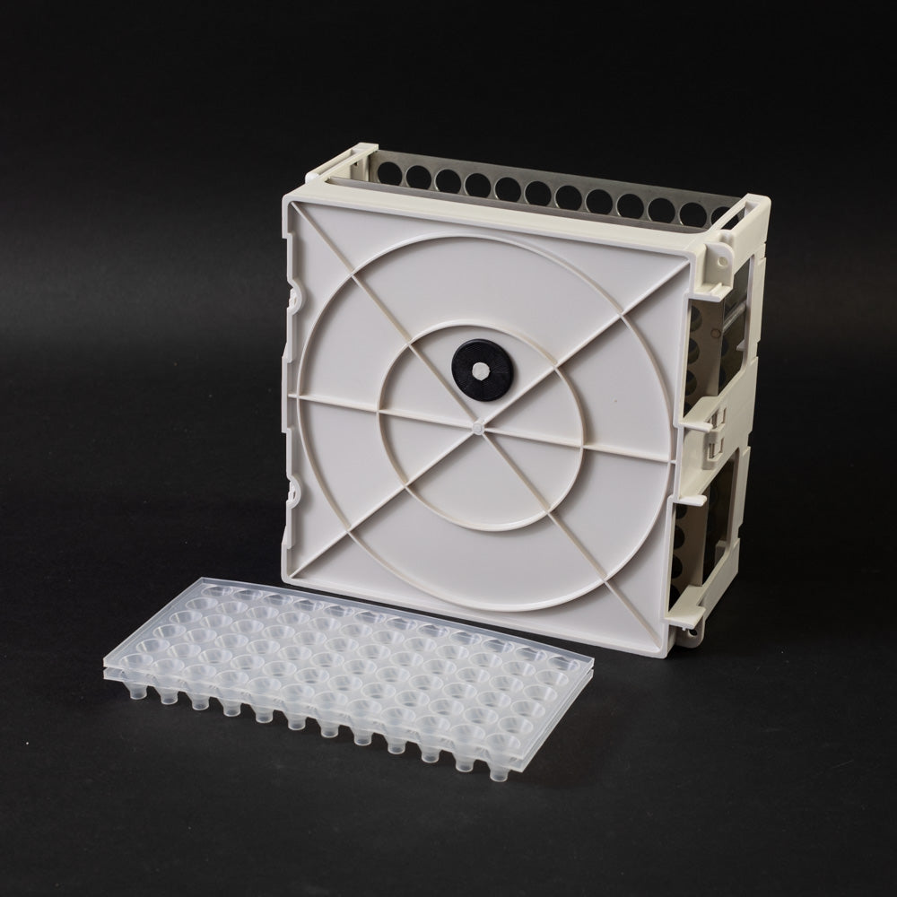 Foxy® R1 & R2 Tube Rack for 13mm Diameter Tubes (144 Pack) - Perfect for Laboratory Organization & Sample Storage
