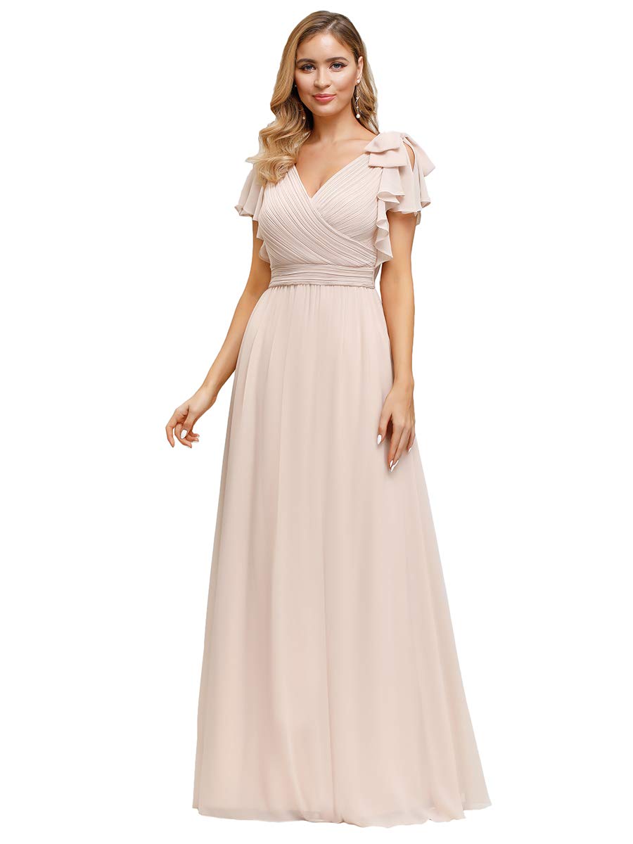Ever-Pretty Women's A-Line Wedding Bridesmaid Dress Long Formal Gown 7709 - Elegant Evening Gowns for Weddings, Prom, and Special Occasions