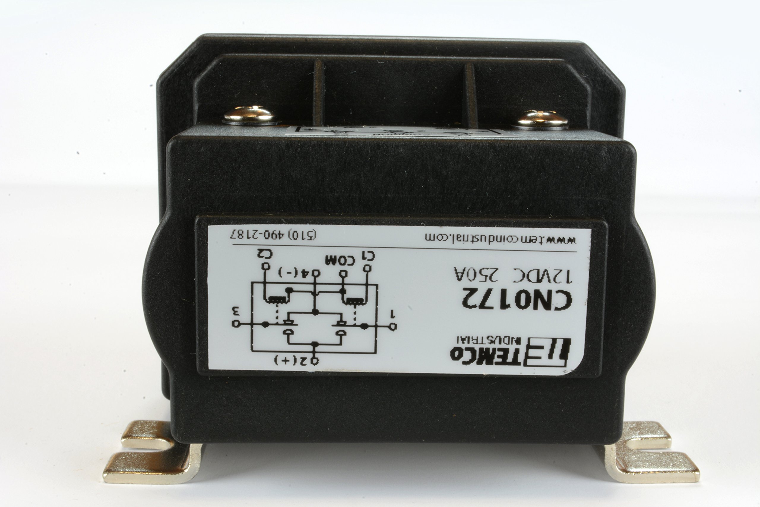 TEMCo 4-Pack 250 Amp DC Winch Motor Reversing Solenoid Relay Switch - 12V Heavy Duty Contactor with 5 Year Warranty - Perfect for Off-Road Vehicles, ATVs, Boats & Industrial Equipment