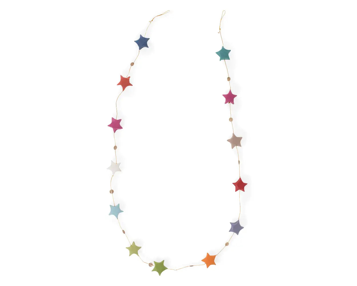 Rainbow Star Garland Decorations - Colorful Party Decor for Birthday, Baby Shower & Christmas - Perfect for Wall, Ceiling & Photo Backdrop