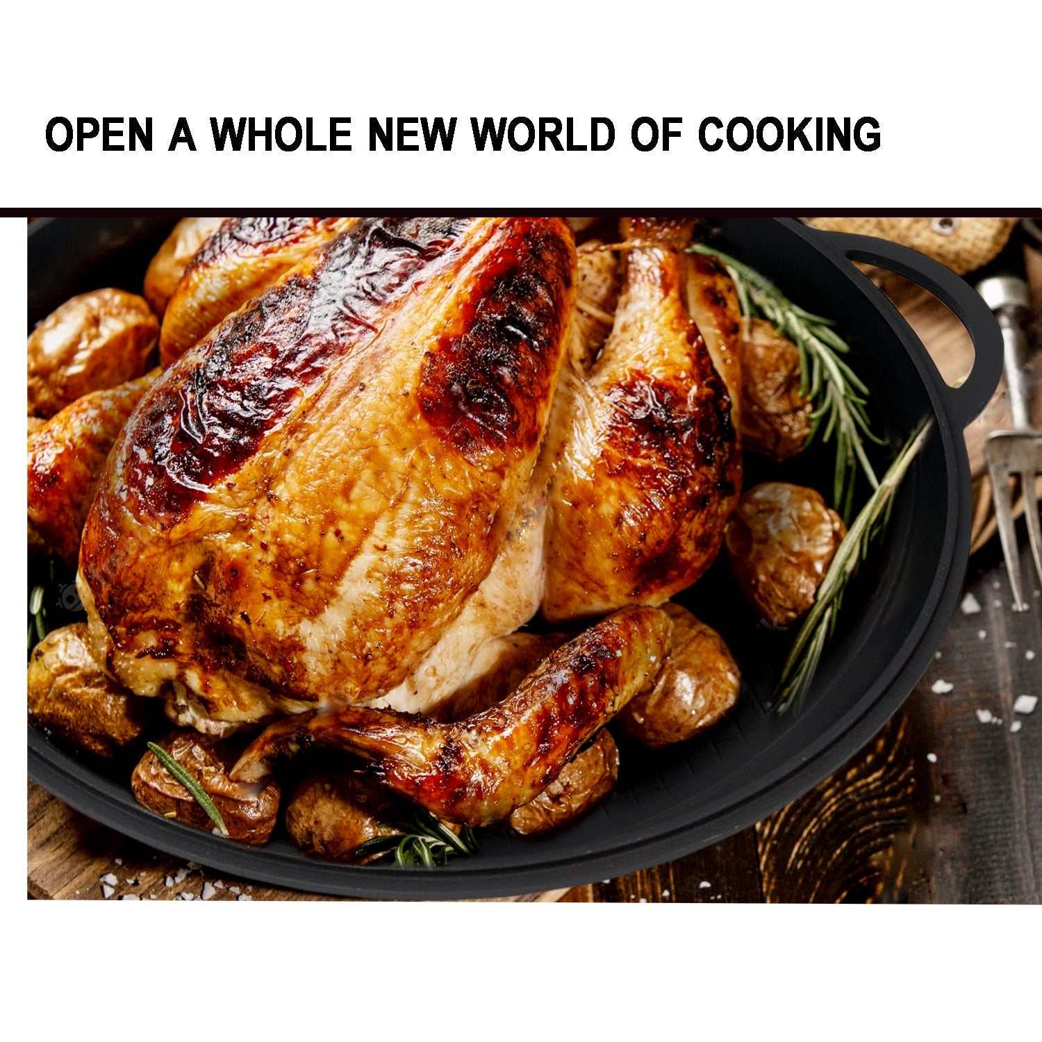 15.85 Quart Combo Cooker Cauldron Asian Kazan with Frying Pan Lid & Grill - Dutch Oven for Camping, Outdoor Cooking & BBQ