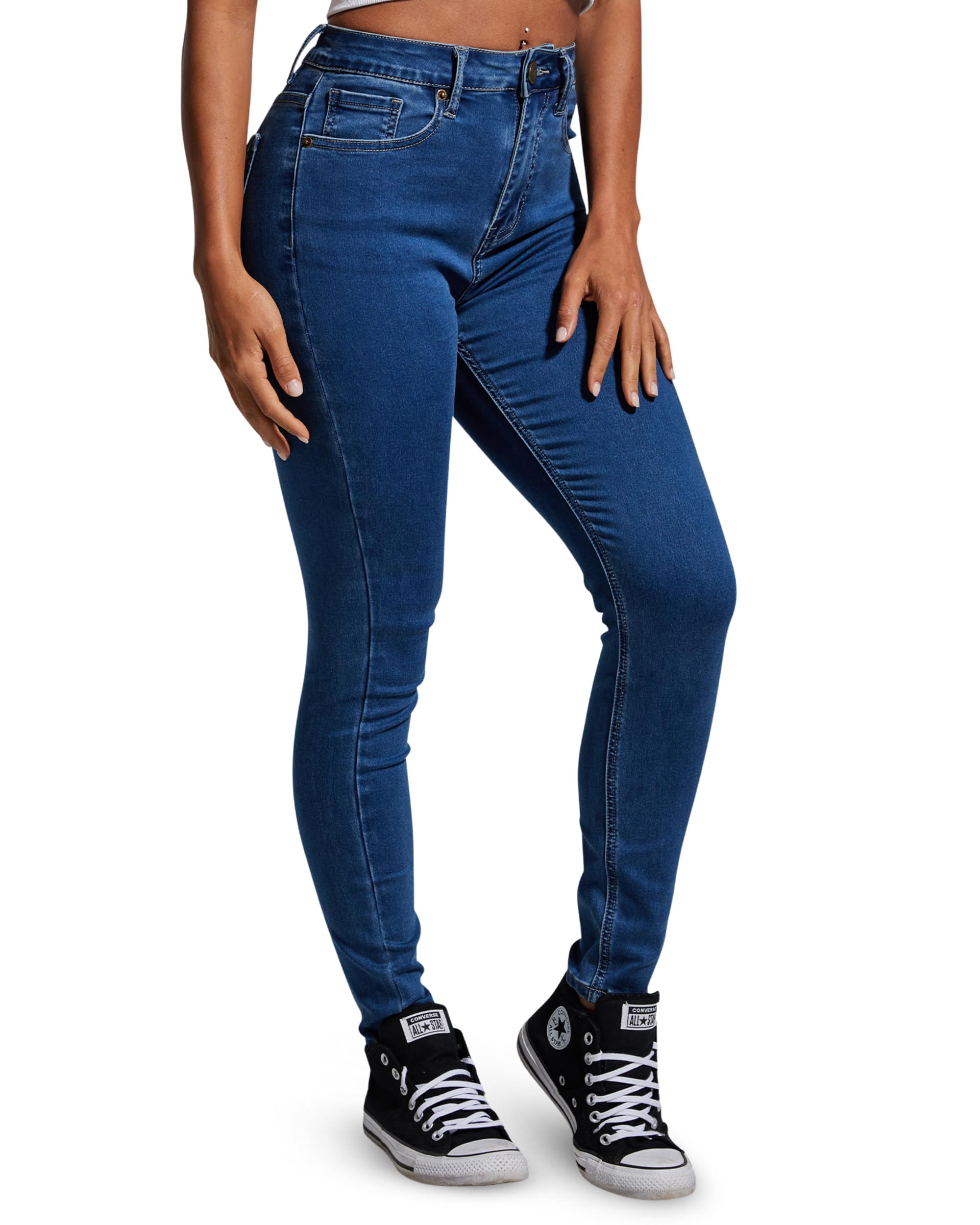 Born Primitive Women's Flex Stretchy Skinny Jeans - High Waist Jeggings for Comfort & Style | Perfect for Work, Travel & Casual Wear