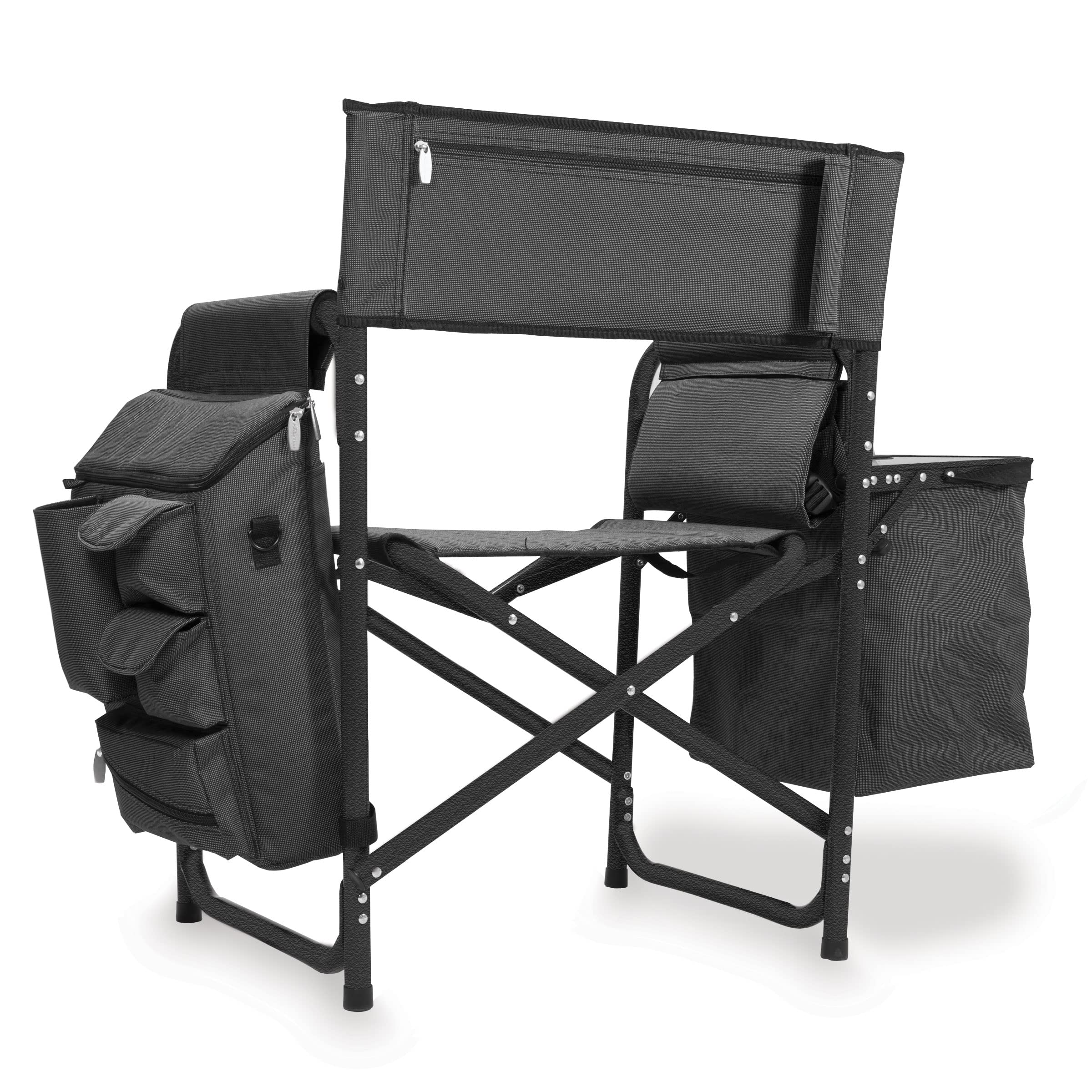 PICNIC TIME Fusion Camping Chair with Side Table & Soft Cooler - Portable Folding Beach Chair for Adults, Outdoor Lawn Chair - Perfect for Camping, Beach, Backyard & Picnic