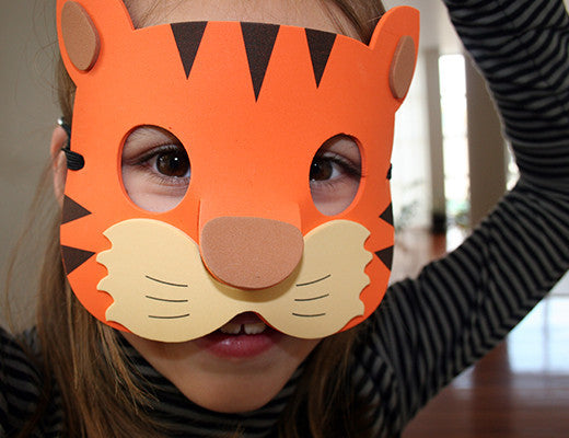 Kikkerland Party Masks Set of 5 - Fun Halloween Costume Accessories for Adults & Kids - Perfect for Costume Parties, Halloween Celebrations & Themed Events