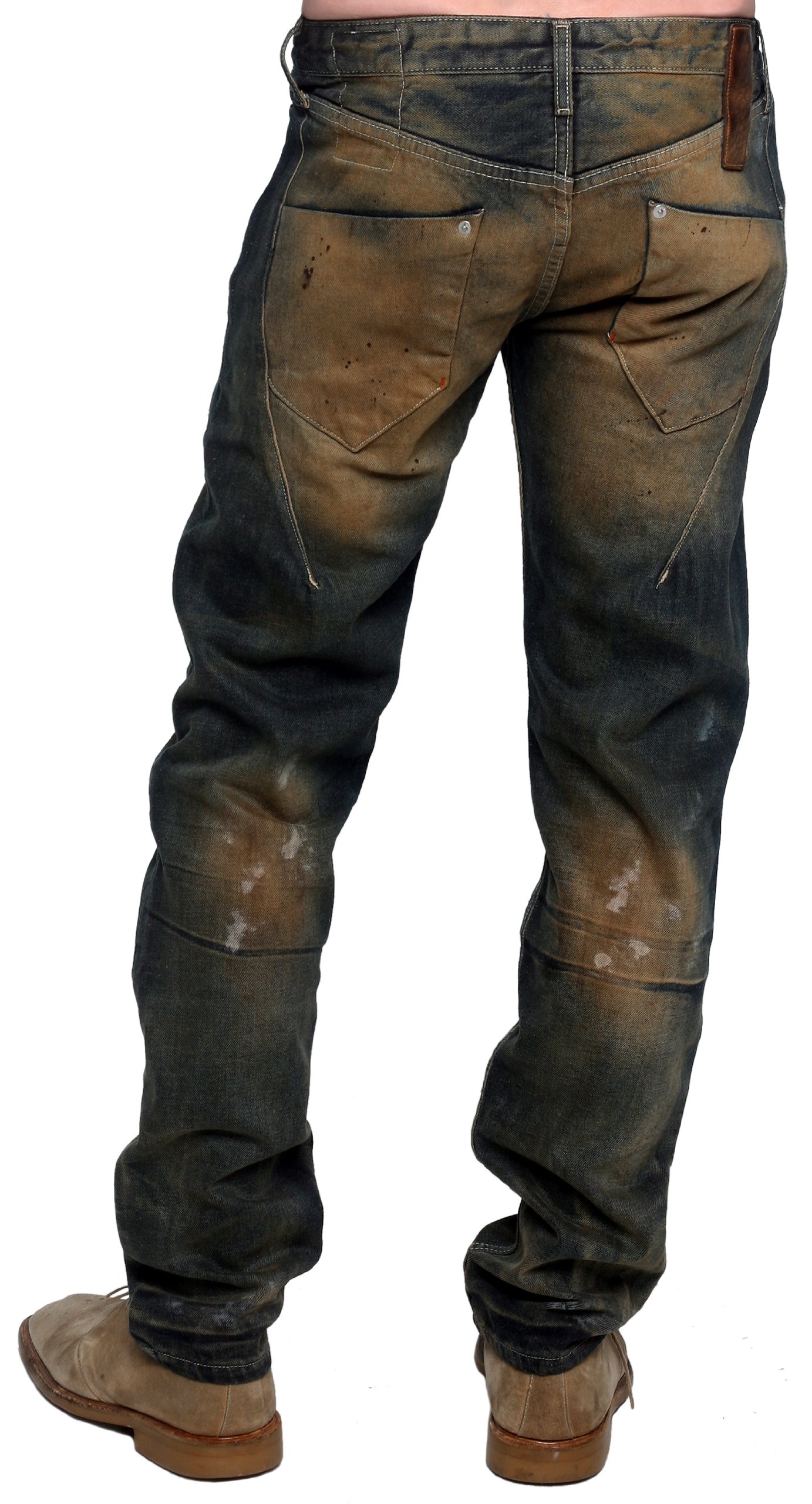 Rampo Straight Leg Jeans for Men - Classic 1901 Wash Denim Pants | Comfortable & Stylish for Casual Wear, Office, and Everyday Outfits