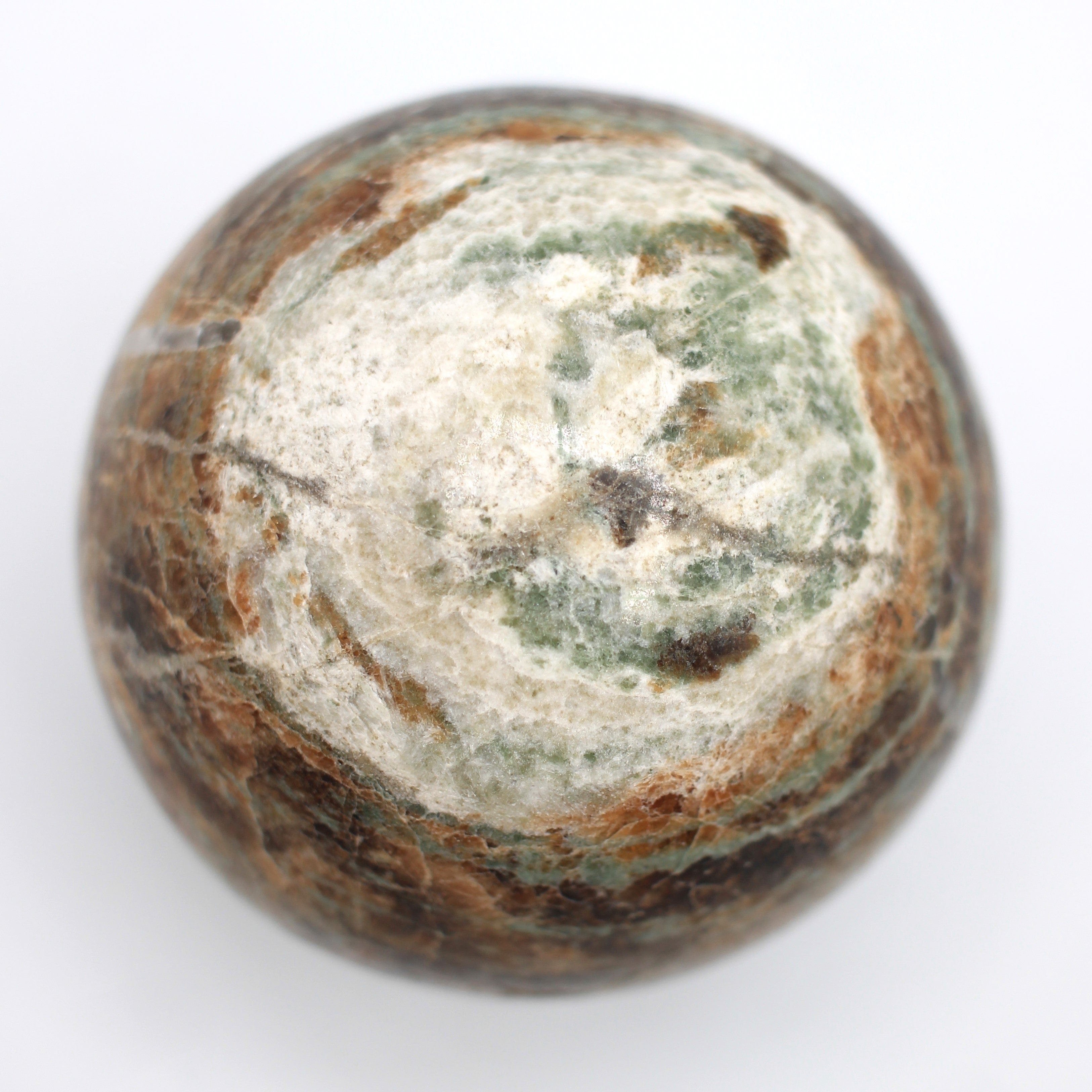 Natural Canadian Orange Garnet 68mm Crystal Sphere - Healing Stone for Meditation, Reiki, and Home Decor