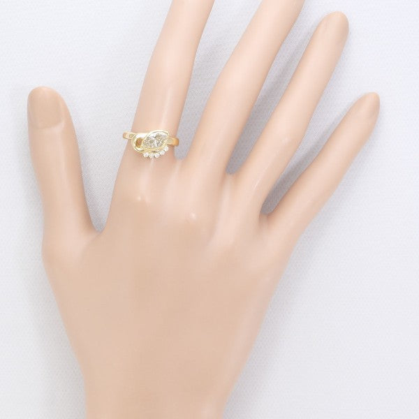 18K Yellow Gold Brown Diamond Ring for Women - Elegant & Luxurious Jewelry Gift for Anniversary, Engagement, or Special Occasions