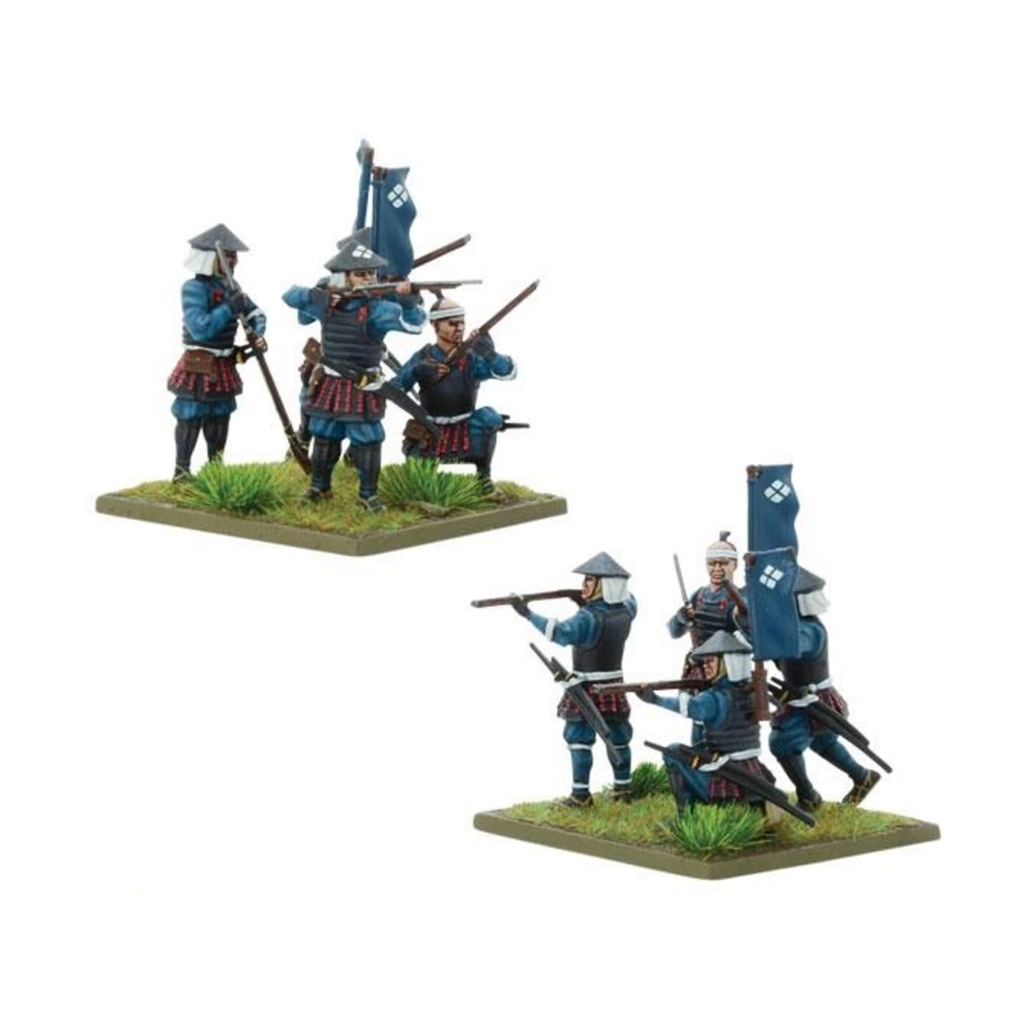 Warlord Games Pike & Shotte - Ashigaru Missile Troops Miniature Figures for Tabletop Wargaming & Historical Battles