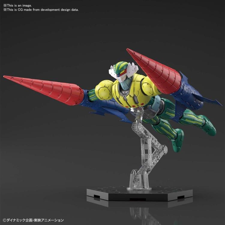 Bandai HG 1/144 Kotetsu Jeeg Infinitism Plastic Model Kit - Anime Robot Building Set for Collectors & Hobbyists - Perfect for Display & Gundam Fans