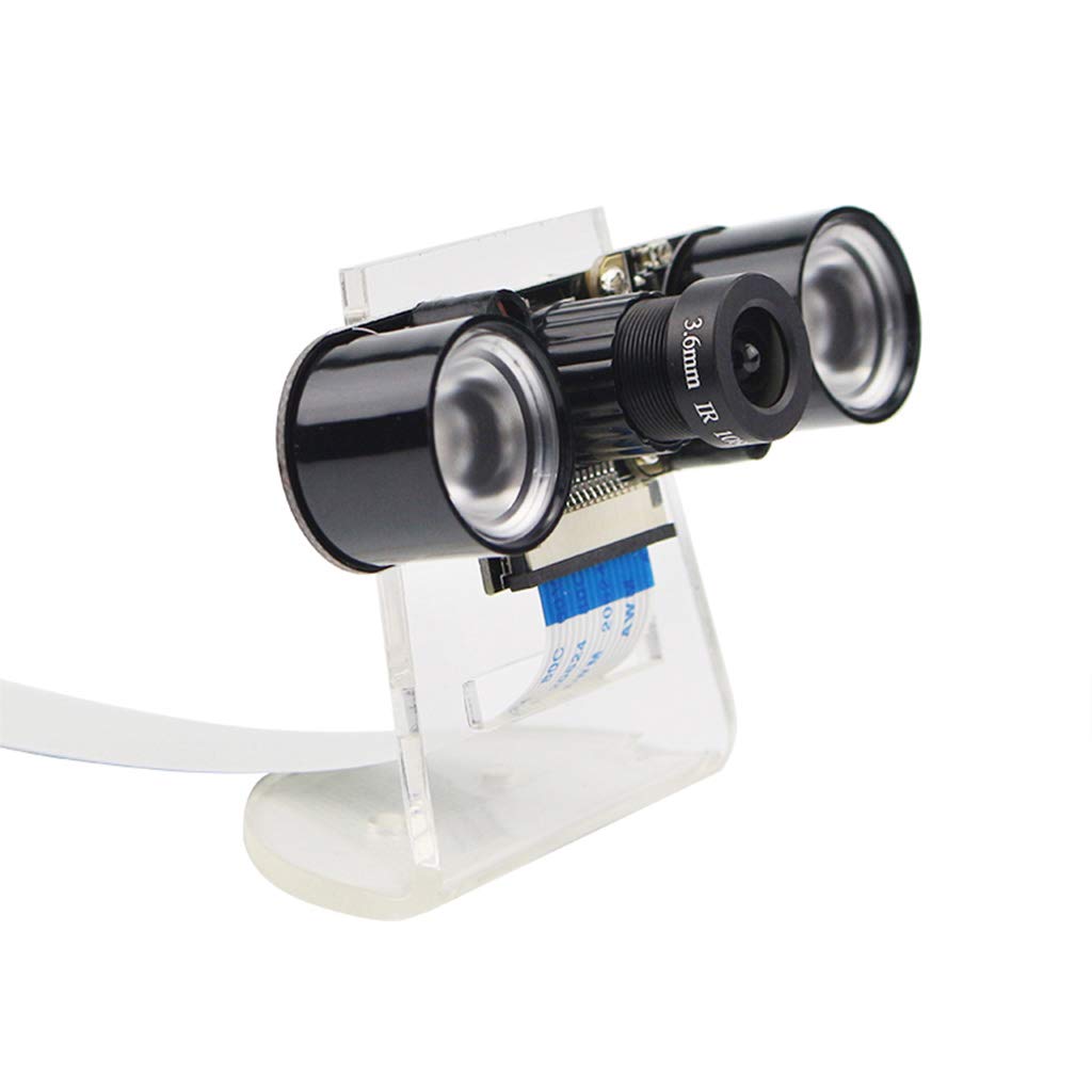7-in-1 Adjustable Night Vision Camera Module Kit for Raspberry Pi - Perfect for DIY Security Systems, Home Surveillance, and STEM Projects