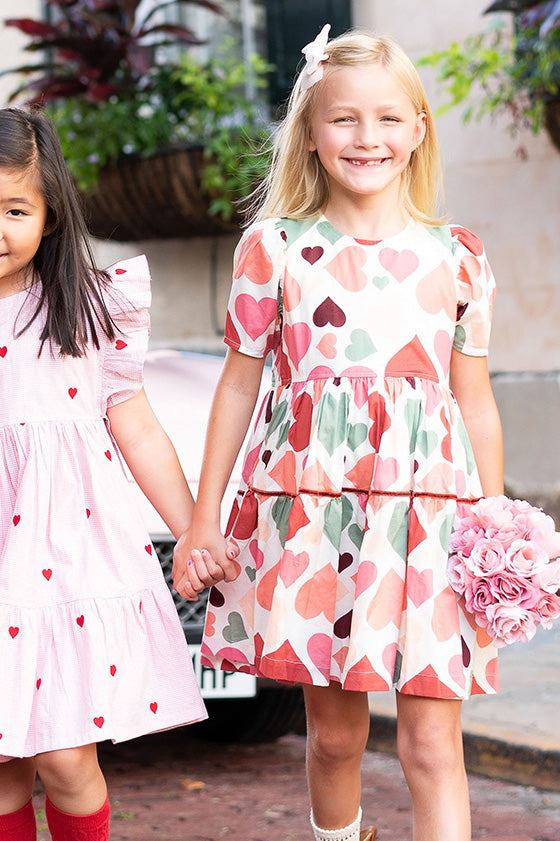 Girls Pink Chicken Julesy Dress - Cute & Comfortable Toddler Outfit for Parties, Playdates & Special Occasions