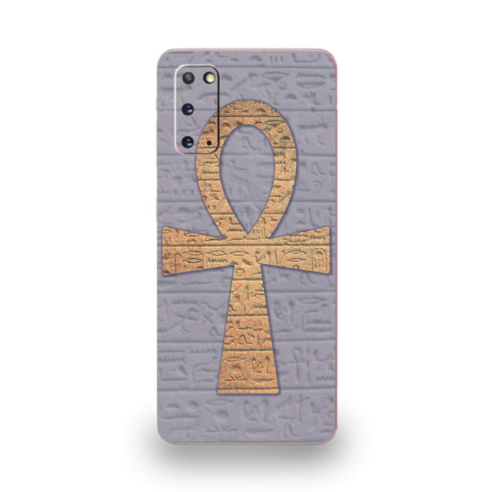 MightySkins Vinyl Skin Wrap for Samsung Galaxy S20 - Ankh Design | Protective & Durable Decal Cover | Easy to Apply & Remove | Made in USA | Perfect for Customization, Gaming & Daily Protection
