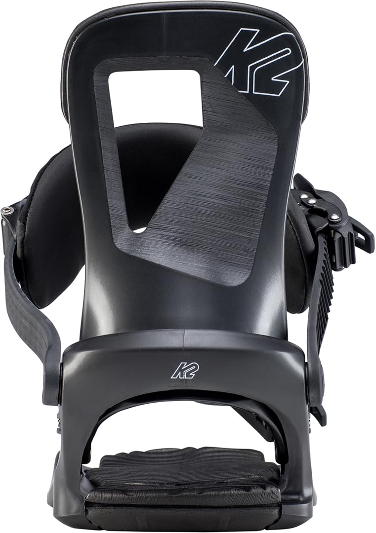 K2 Women's Bedford Snowboard Boot Bindings - Black, Medium Size - Perfect for All-Mountain Riding & Freestyle Snowboarding