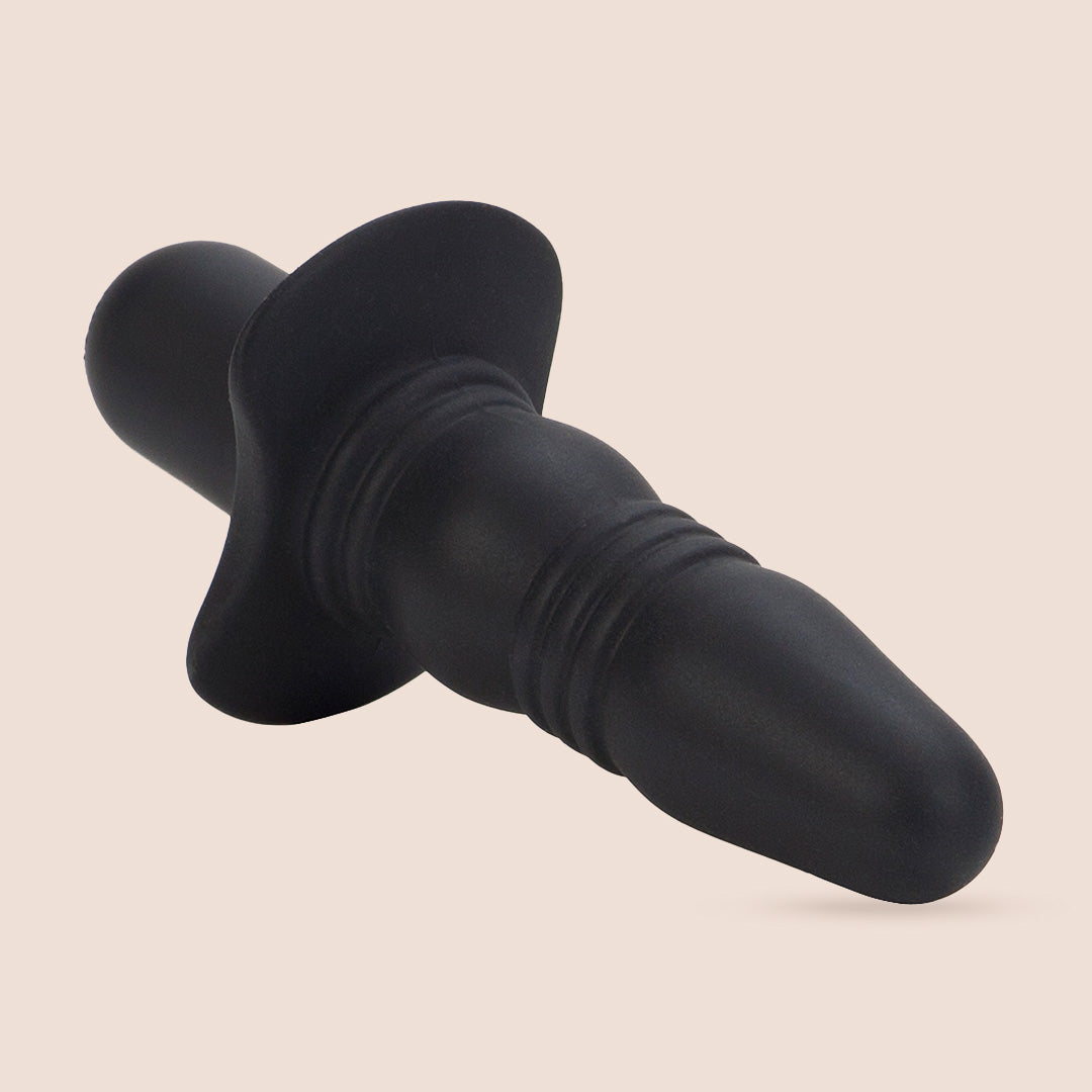 Booty Call Booty Buzz - Rechargeable Vibrating Butt Plug for Women & Men - Remote Control Anal Pleasure Toy for Couples & Solo Play - Perfect for BDSM, Foreplay & Enhancing Intimacy