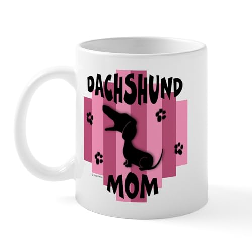 White - Dachshund Mom Mug