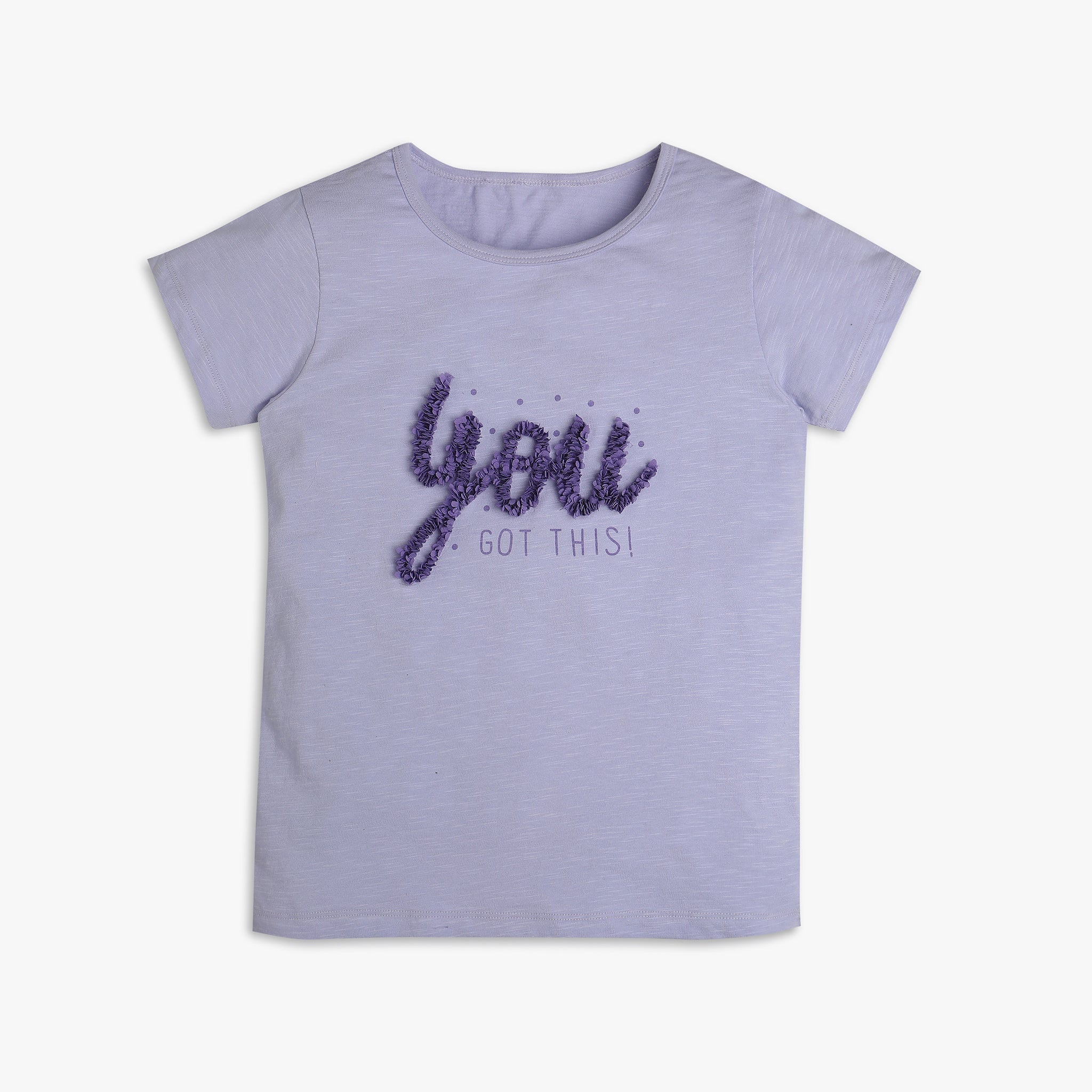 Girls Regular Fit Printed Cotton T-Shirt - Soft & Comfortable Casual Tee for Everyday Wear, School, and Play