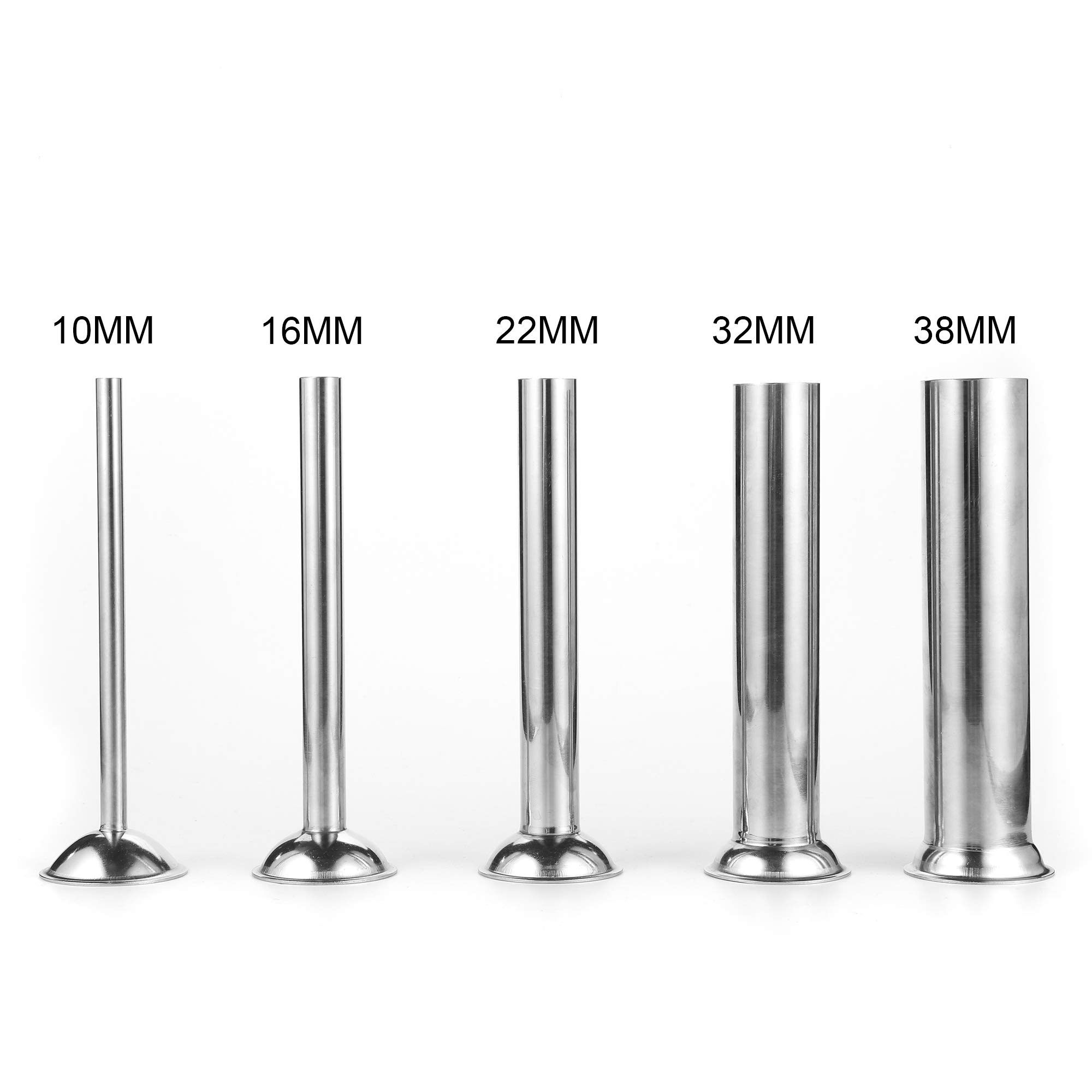 Stainless Steel Vertical Sausage Stuffer & Churro Maker - Dual Speed 7LB/3L Capacity for Home Kitchen & Commercial Use | Perfect for Sausage Making, Spanish Churros & Meat Processing