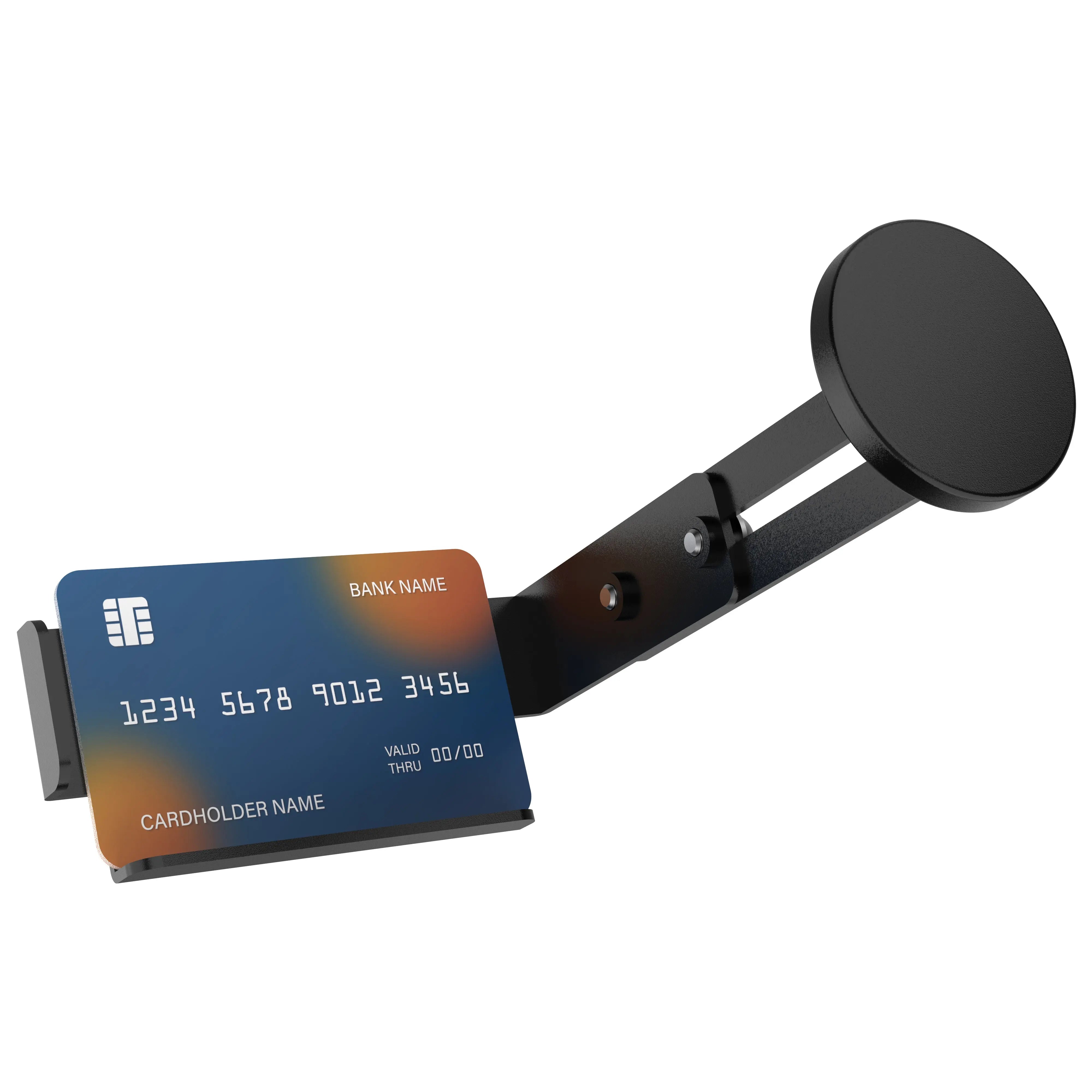 Premium RFID Blocking ID and Card Holder with Magnetic Attachment - Secure Wallet for Credit Cards, Business Cards & Badges - Ideal for Office, Travel & Everyday Use