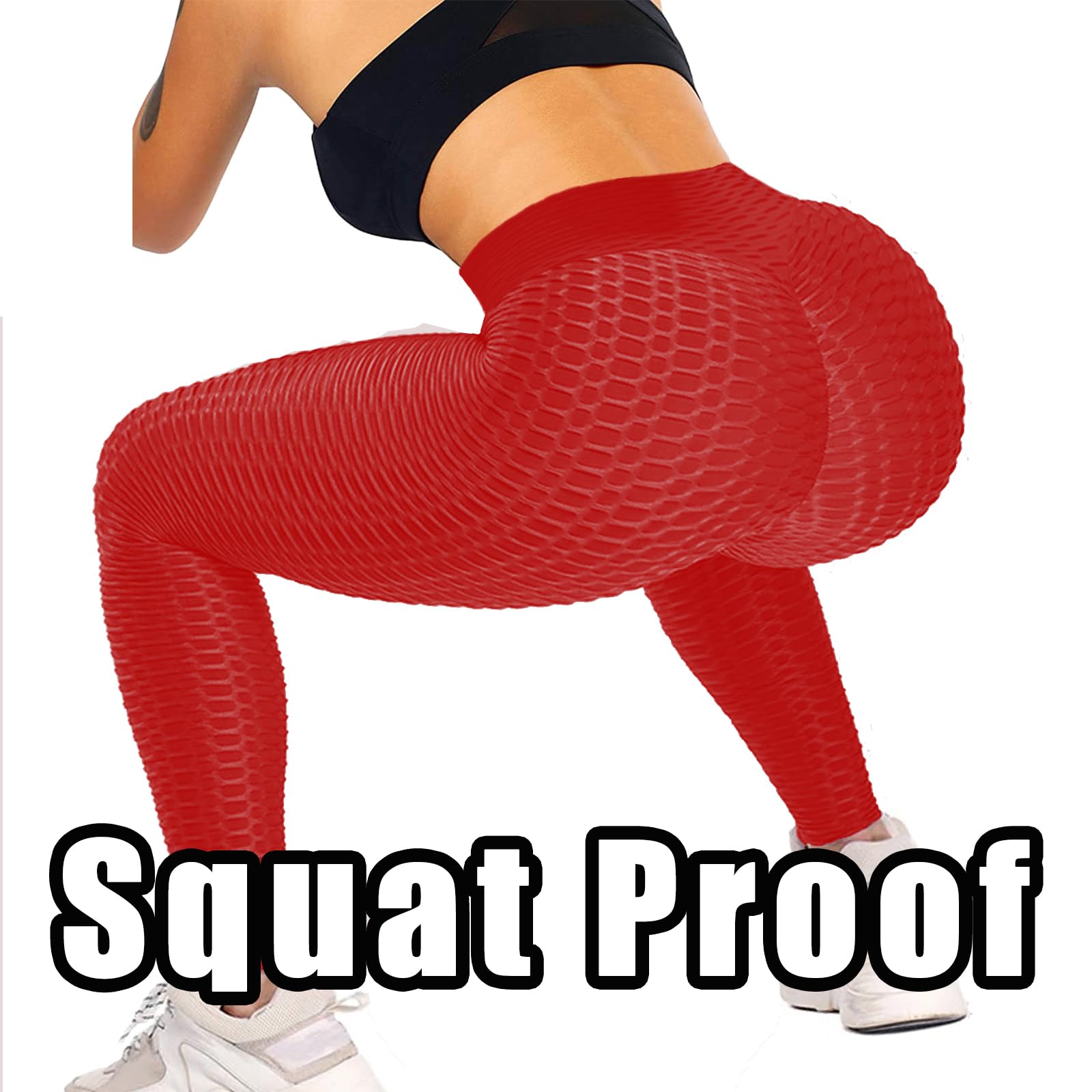**JGS1996 Women's Butt Lifting Leggings - High Waisted Tummy Control Yoga Pants for Workout & Gym - Scrunch Booty Tights for Running, Squats & Fitness**