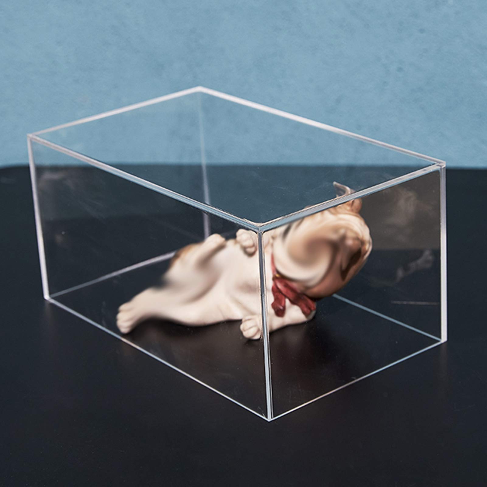 Clear Acrylic Display Case 40x30x30cm - Premium Collectible Showcase Box with Integrated Design & Secure Sealing - Perfect for Jewelry, Action Figures & Memorabilia Display in Retail Stores or Home Collections
